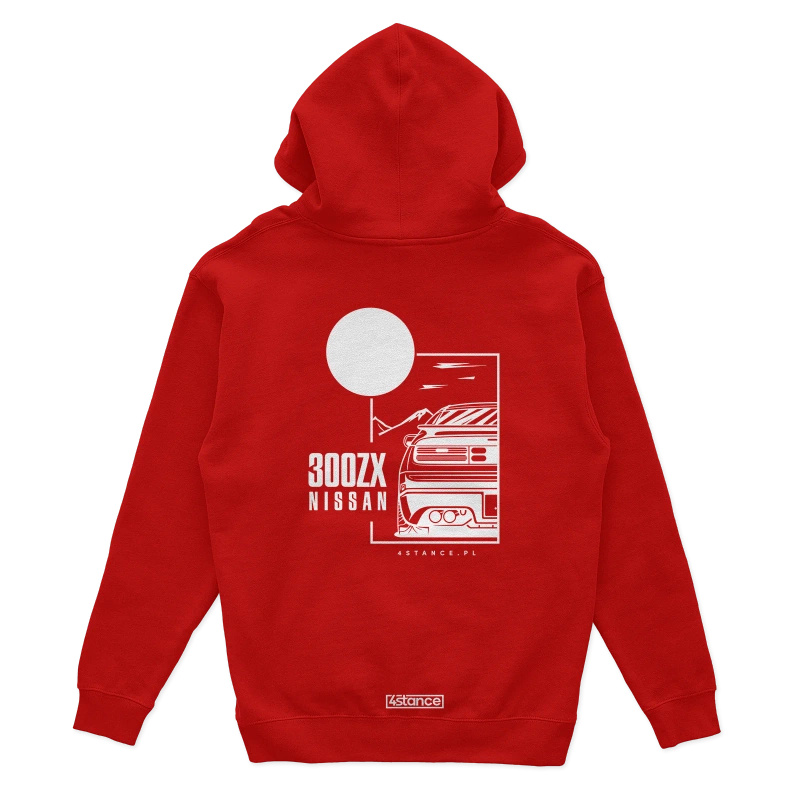 Nissan 300ZX hoodie red