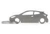 Toyota Yaris GR stainless steel key ring