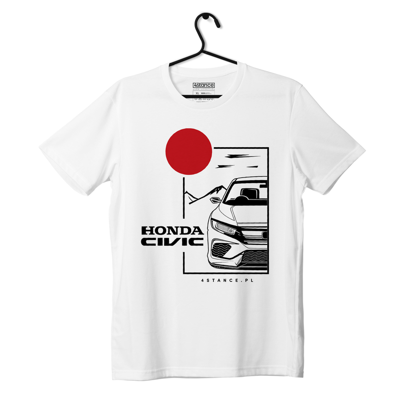 Weißes T-Shirt Honda Civic IX