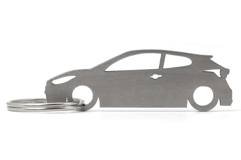 Klíčenka Toyota Yaris GR z nerezové oceli
