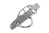 Stainless steel key ring Volvo 740 sedan