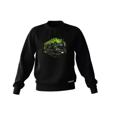 Czarna bluza Nissan Skyline GT-R R32 Godzilla