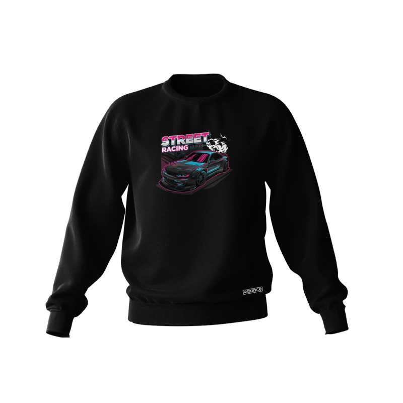 Schwarzes NISSAN S15 STREET RAICING Sweatshirt