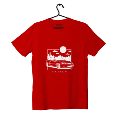 T-shirt koszulka Honda Civic VI JDM czerwona