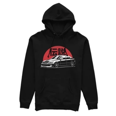 Czarna bluza z kapturem LEXUS IS200 IS300 IS JAPAN