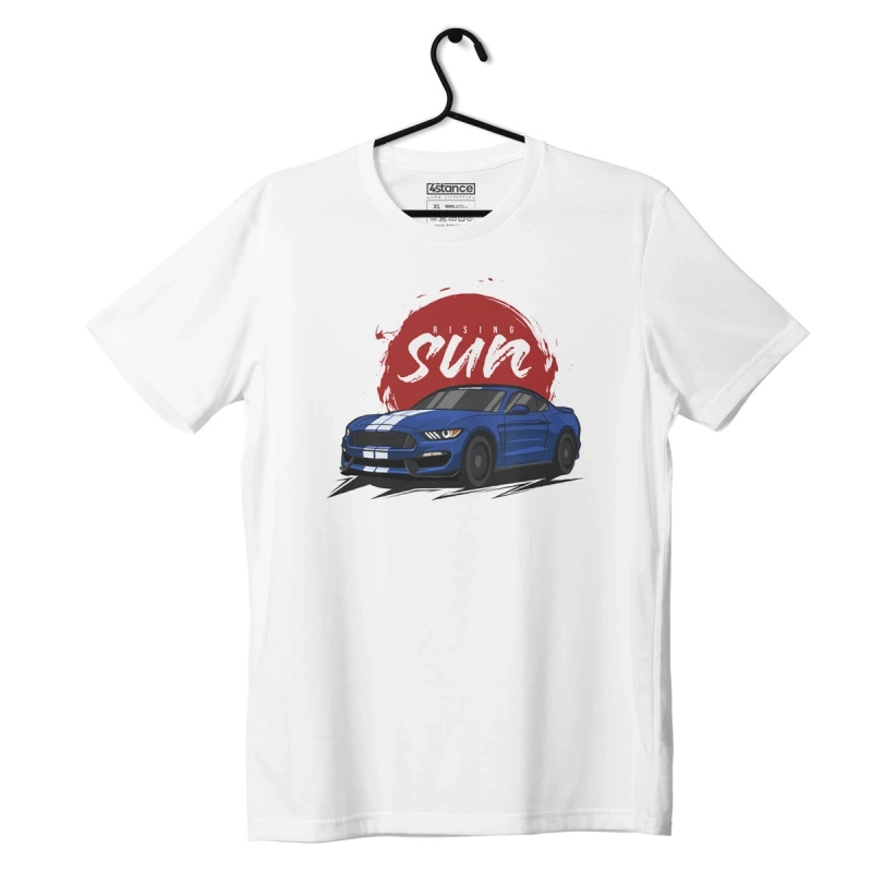 Weißes T-Shirt Ford Mustang Sun