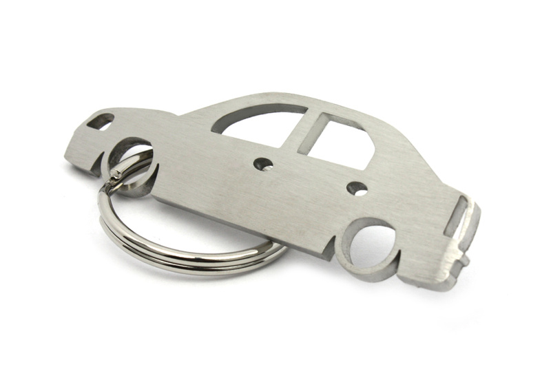 Stainless steel key ring Dacia Logan MK1 sedan