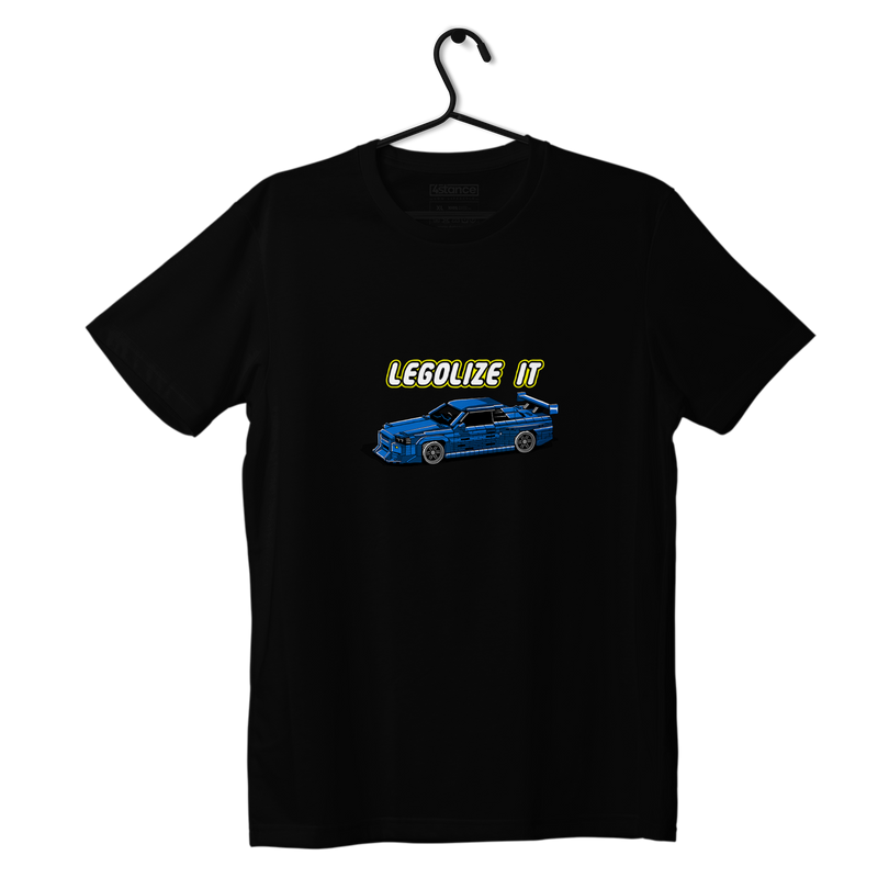 Black T-shirt by LEGOLIZE IT