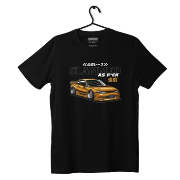 Black T-shirt NISSAN SILVIA S15 SLAMMED
