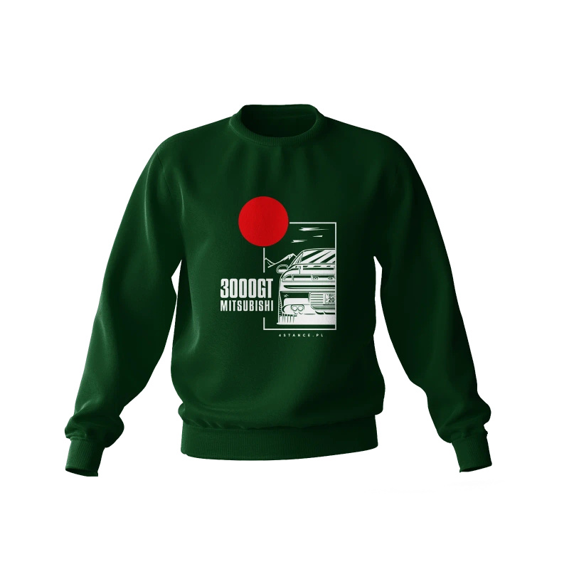 Mitsubishi 3000GT sweatshirt green