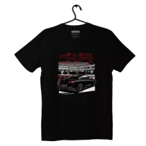 Czarny T-shirt Nissan Skyline GT-R R35 Back