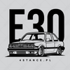 BMW E30 Classic Weißes T-Shirt