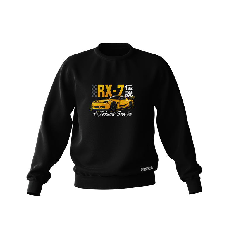 Schwarzes MAZDA RX-7 Sweatshirt