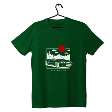T-shirt koszulka Honda Civic VI JDM zielona