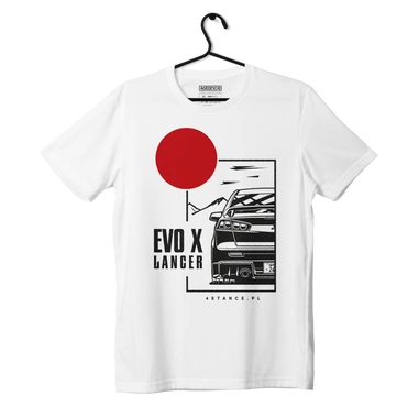 Mitsubishi Lancer Evo X Tričko White