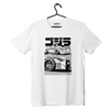 Biały T-shirt koszulka Nissan Skyline GT-R GOJIRA
