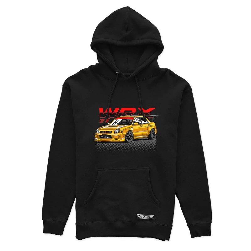 Black Subaru Impreza WRX Bugeye hoodie