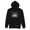 Black hooded sweatshirt NISSAN R34 TURBO