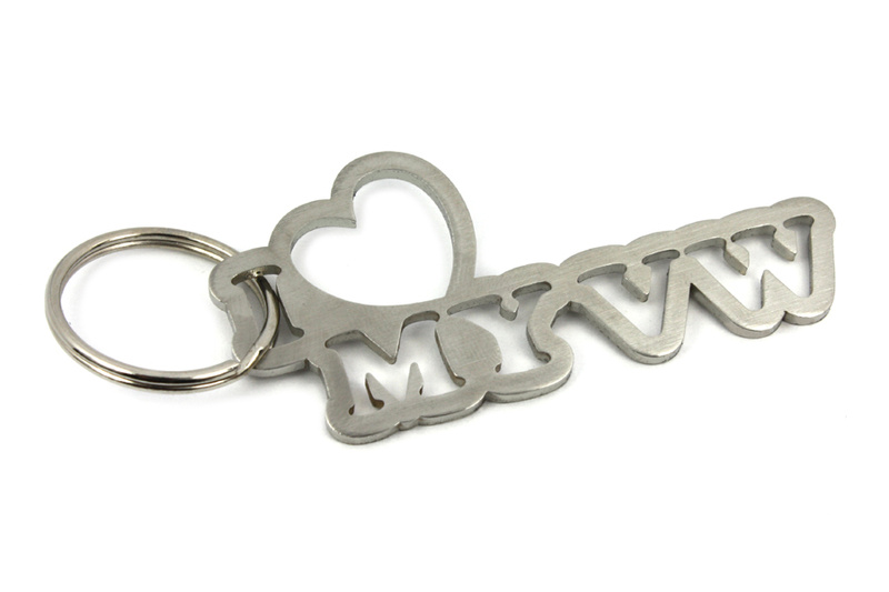 Milujem svoj prívesok na kľúče VW z nehrdzavejúcej ocele Volkswagen