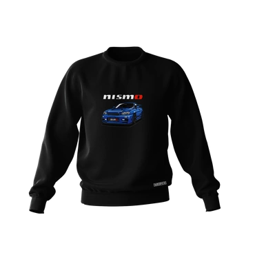 Čierna mikina NISSAN Skyline R34 Nismo