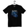 Schwarzes T-Shirt Toyota Supra mk4 Blau