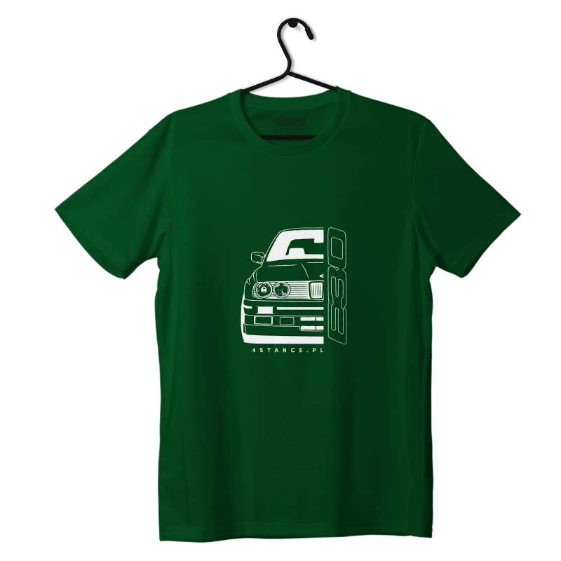 T-Shirt vorne BMW E30 grün