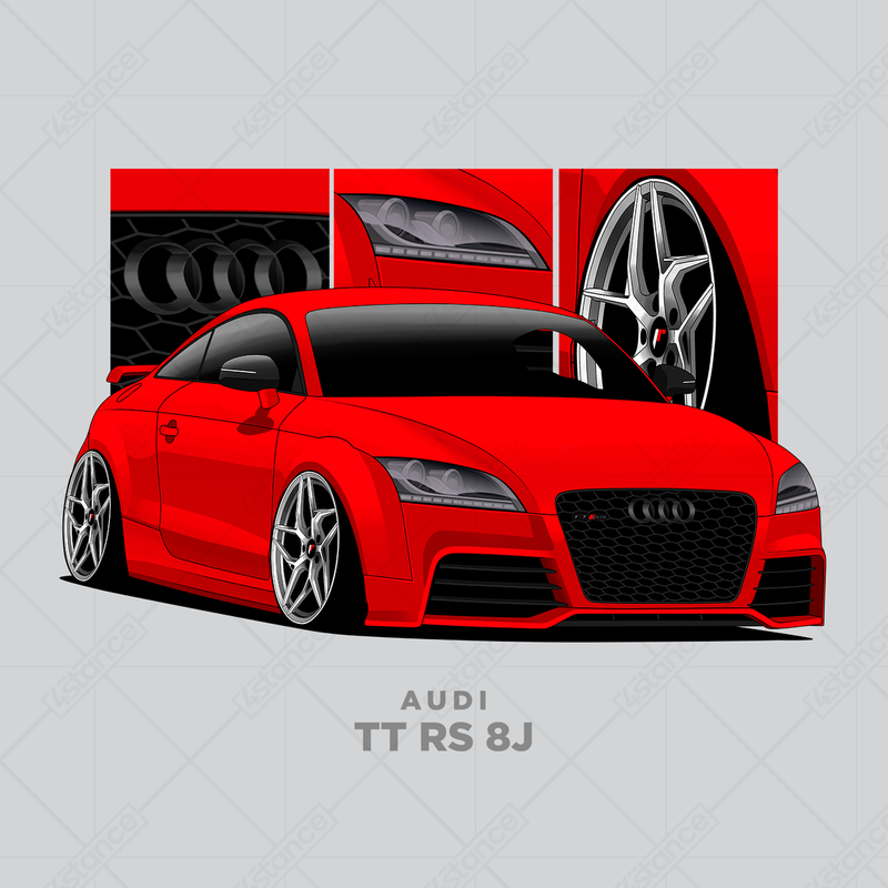 Tasse für Audi TT 8J Fan