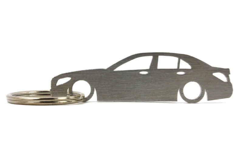 Klíčenka Mercedes-Benz C W205 AMG z nerezové oceli
