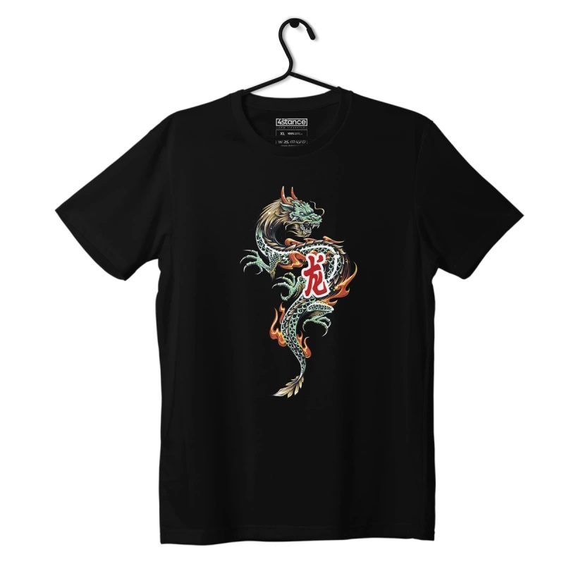 Czarny T-shirt JAPAN DRAGON