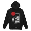 Schwarzes Kapuzensweatshirt TOYOTA YARIS GR JDM
