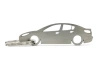 Stainless steel key ring Mazda 3 BL sedan