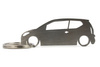 VW Up 3d Schlüsselanhänger aus Edelstahl