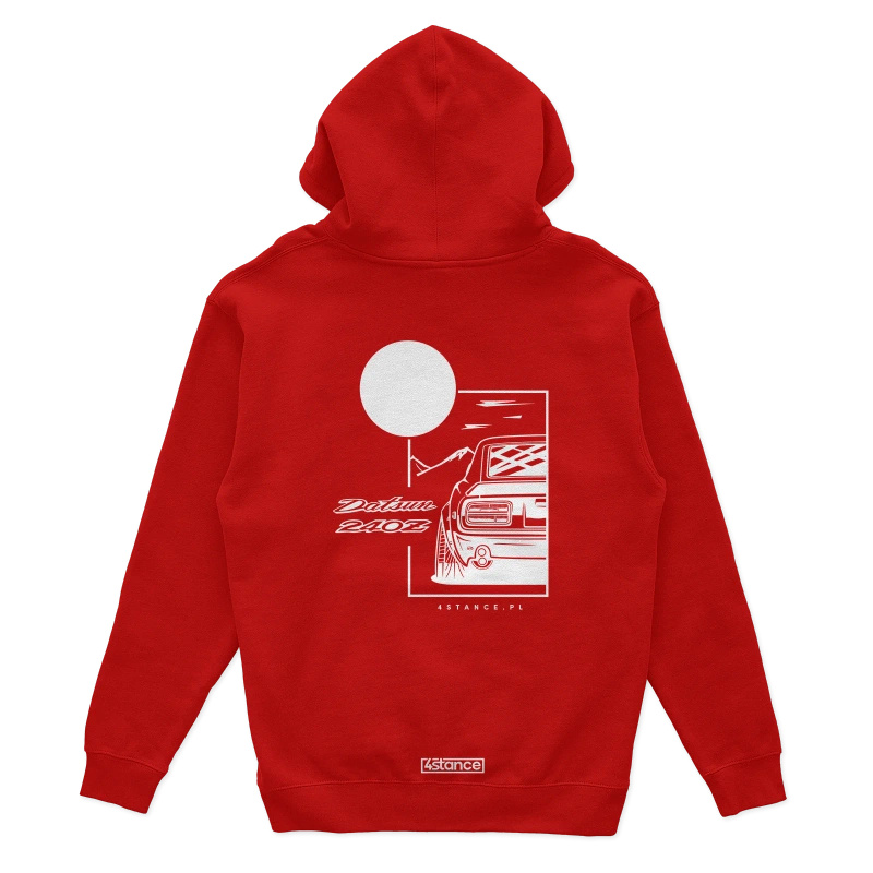Datsun 240Z hoodie red