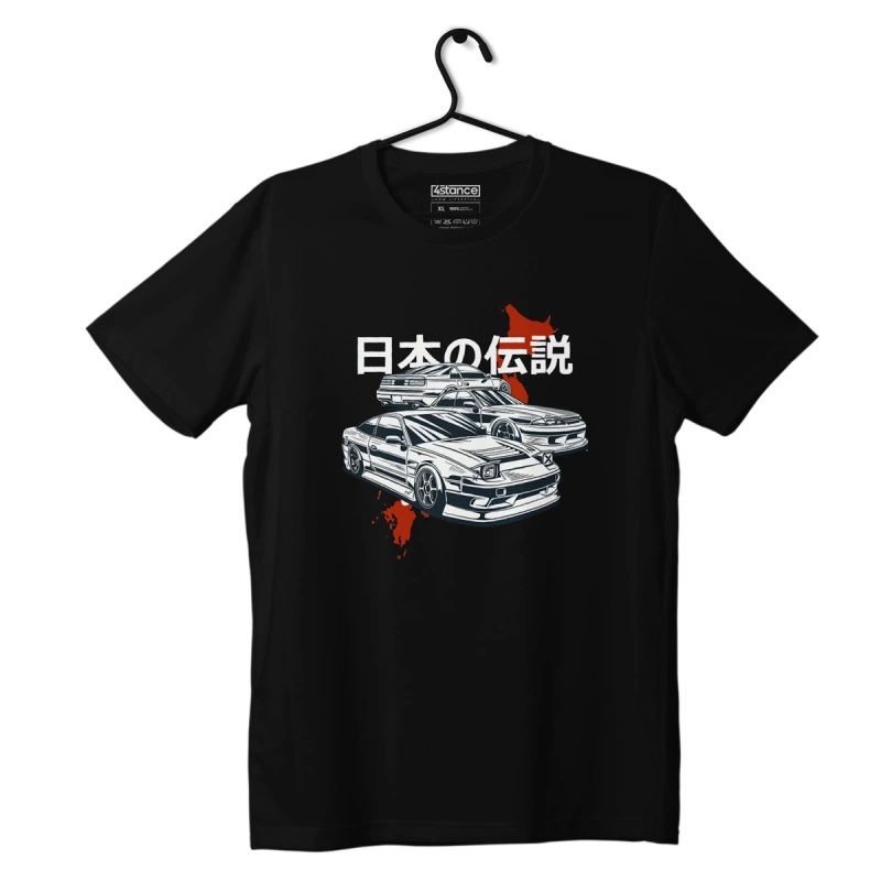 Schwarzes Japan LEGENDS-T-Shirt