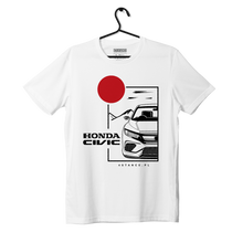 White T-shirt HONDA CIVIC IX