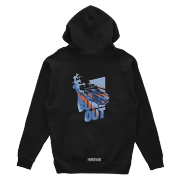 Czarna bluza z kapturem MAZDA RX-7 BURNOUT