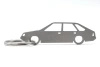 FSO Polonez Caro stainless steel key ring