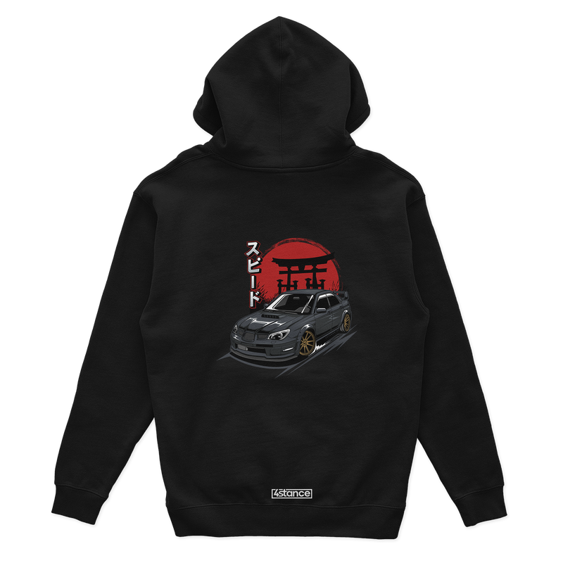Black SUBARU IMPREZA HAWKEYE hoodie