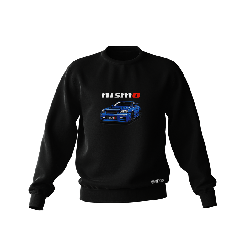 Black NISSAN Skyline R34 Nismo sweatshirt
