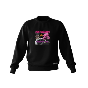 Black TOYOTA AE86 DRIFT sweatshirt