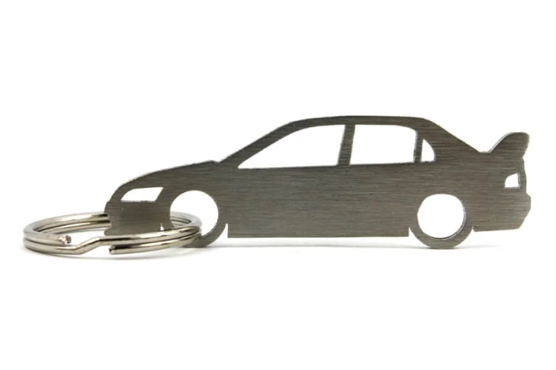 Prívesok na kľúče Mitsubishi Lancer EVO IX z nehrdzavejúcej ocele