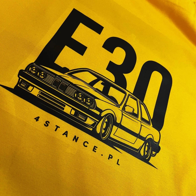 BMW E30 classic yellow sweatshirt