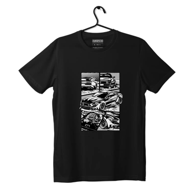 Black T-shirt FORD Mustang 