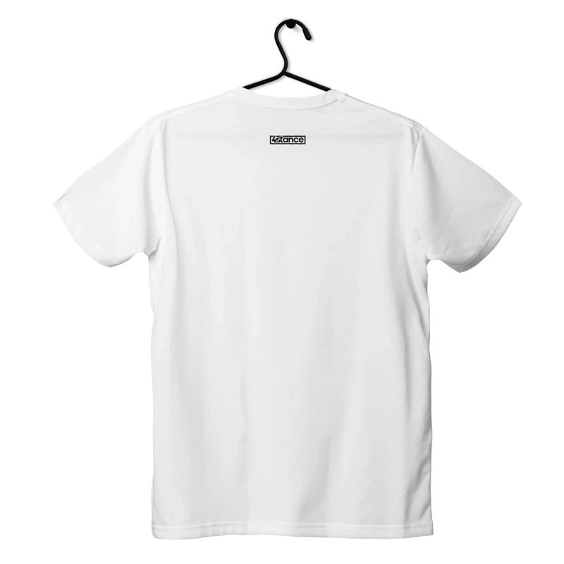 Weißes T-Shirt NISSAN SILVIA S14 WIDE BODY