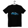 Black T-shirt blue BMW M3 E46