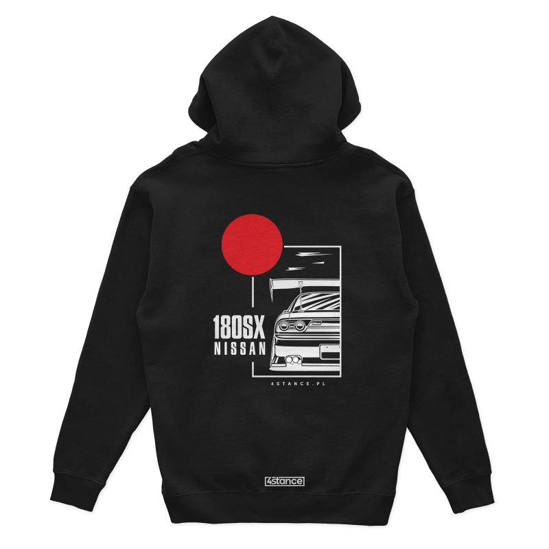 Nissan 180SX hoodie black