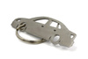 Stainless steel VW Volkswagen Jetta MK5 key ring