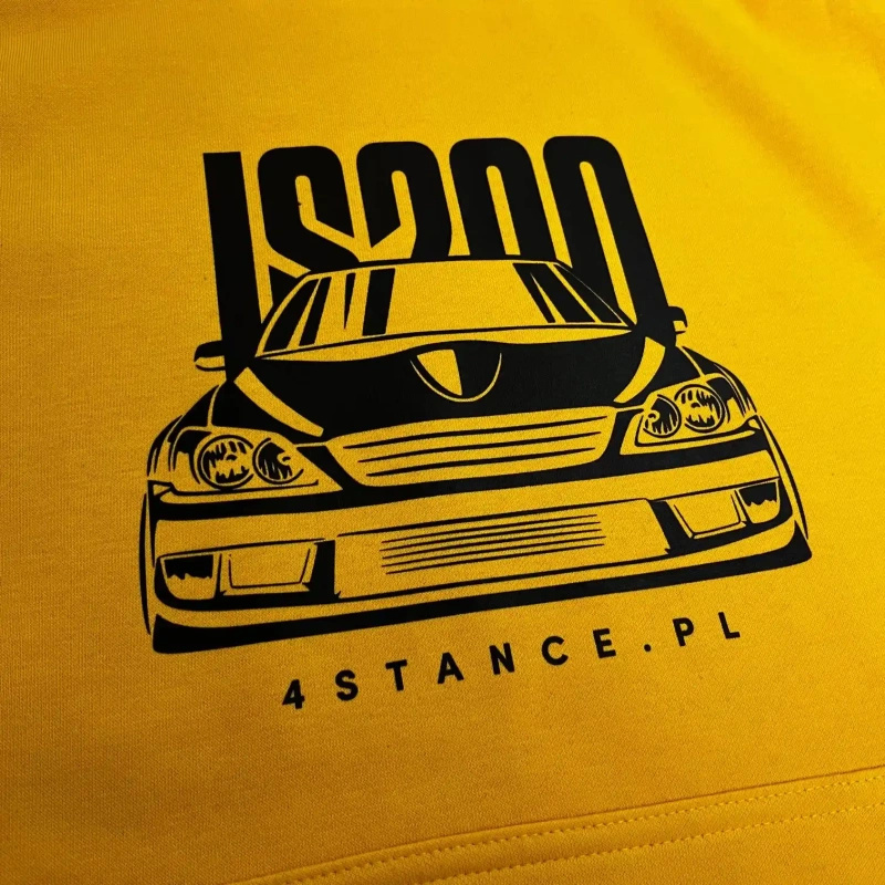 Lexus IS IS200 JDM gelber Kapuzenpullover