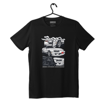 Black T-shirt TOYOTA SUPRA MK4 MANGA