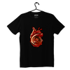 Čierne tričko TURBO HEARTS